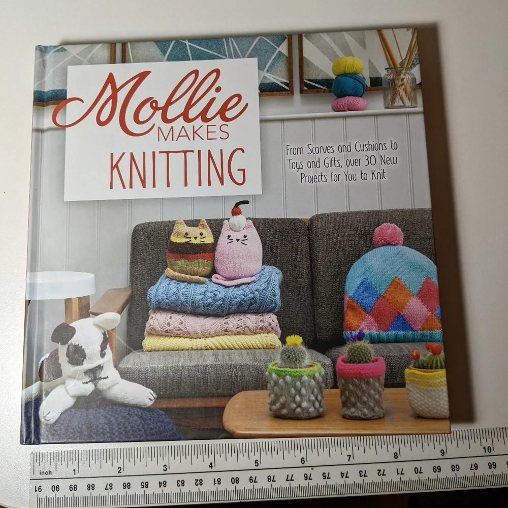 2 Hand Knitting Books - Mollie Makes Knitting & Quick Knits Cool Projects